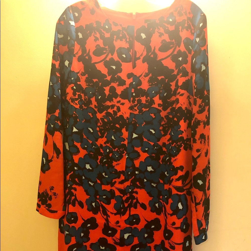 Multi Colored Print Shift Dress